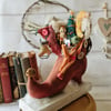 The Christmas boot handmade heirloom soft sculpture