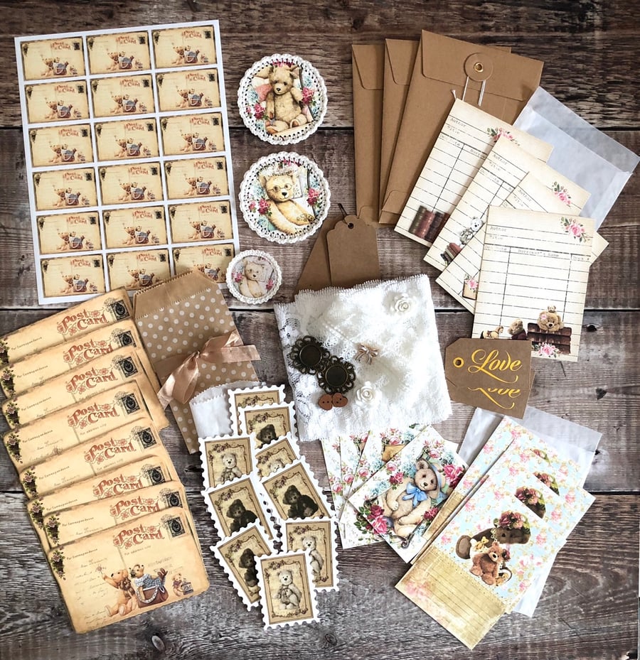 Love Ted .. Teddy bear Inspiration kit