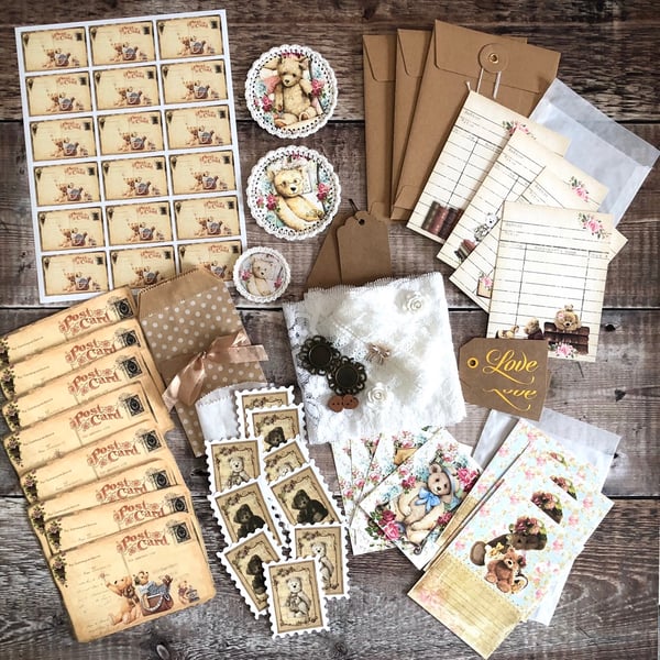 Love Ted .. Teddy bear Inspiration kit