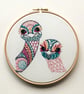 Embroidery Kit - Ostrich Embroidery Kit, Hand Embroidery - Image 9