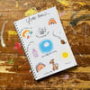 Glimmer moments - A5 wire bound notebook