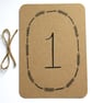 Woodland wedding table numbers - Image 1