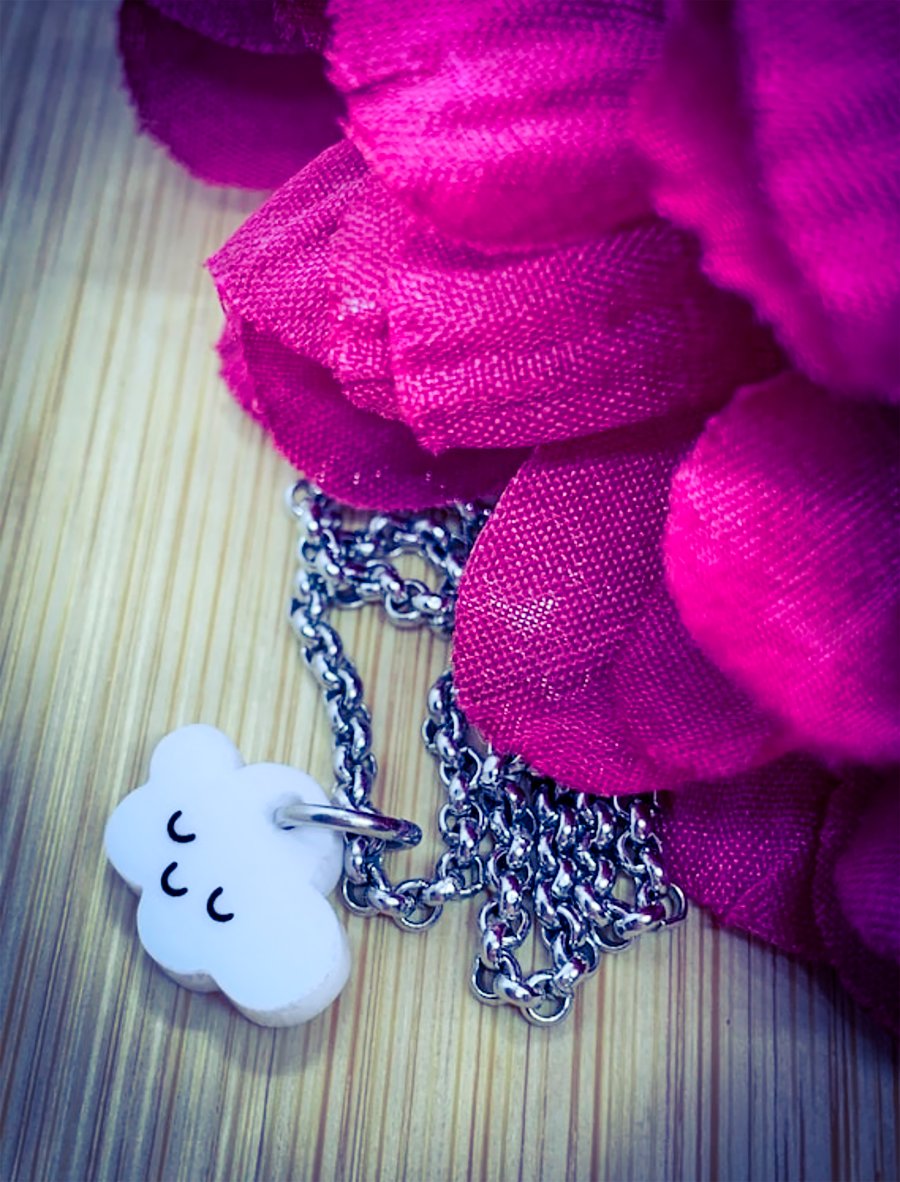 Kawaii Cloud Acrylic Bracelet