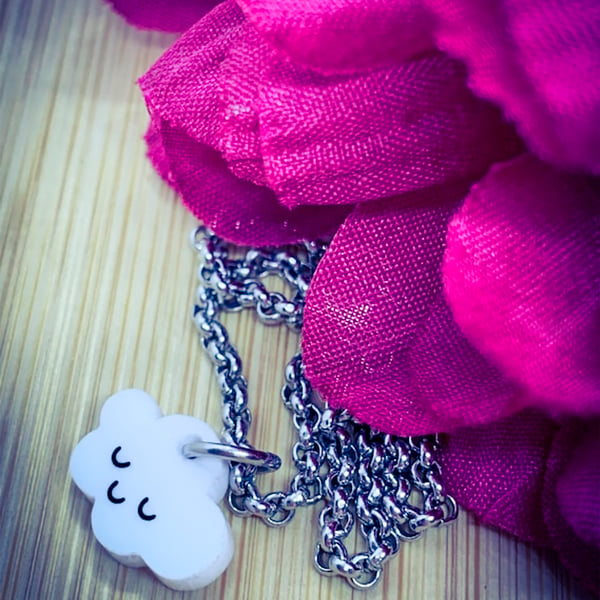 Kawaii Cloud Acrylic Bracelet