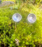 Silver Acorn Cup Studs