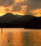 Derwent Water Lake District Cumbria sunset English lakes view - Free UK Postage! - Image 1