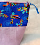 Hummingbirds - Large zipped pouch for toiletries, shaving kit, art, etc... - Image 4