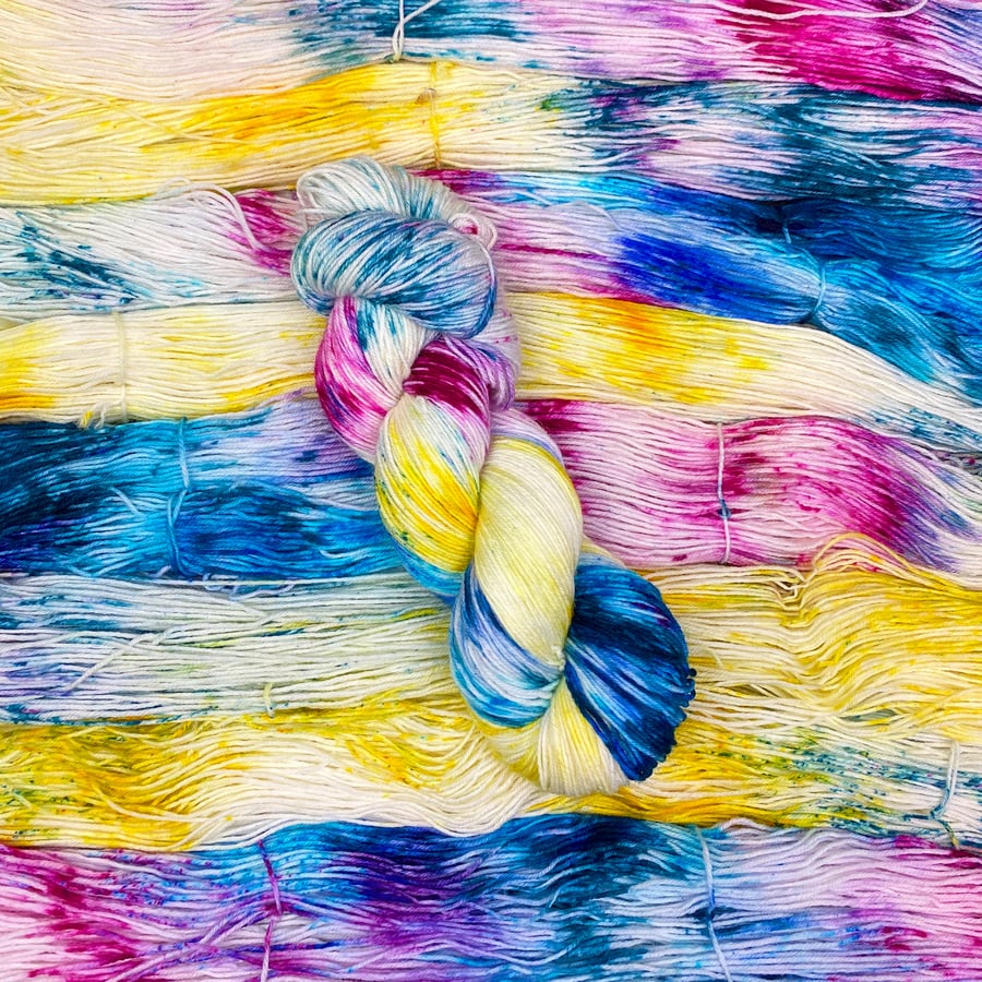 CLEARANCE: Hand Dyed Yarn, 4ply Merino Nylon  
