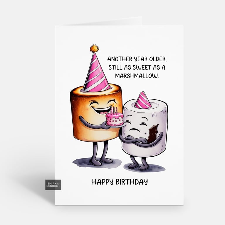 Unique Funny Birthday Card For Him Or Her 