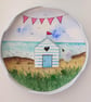 Handmade Beach Hut Fridge Magnet, Meaningful Coastal Keepsake Gift - Image 8