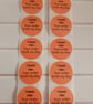 80 Your order made my day Thermal printed stickers  Q