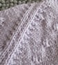 16" Baby Girls Knots V Neck Cardigan (Lilac) - Image 5