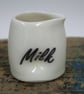 Small porcelain jug with pinched sides - Image 2