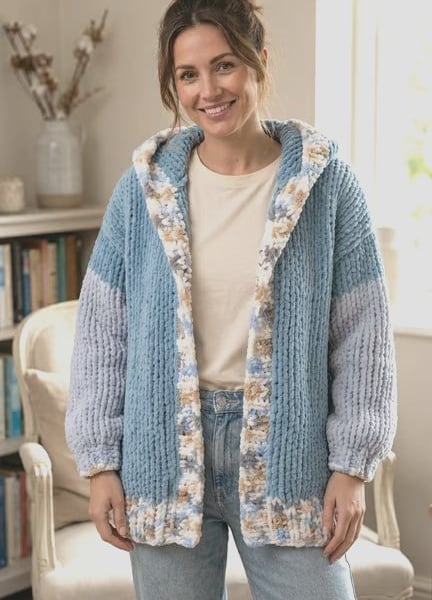 Handmade chunky knit cardigan 