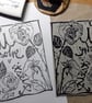 'Grandma's Wise Words' Lino Print - Image 4