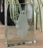 Placard Ghost - deep sandblasted glass block - Image 3