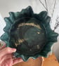 Handmade marble effect irregular ragged edge bowl 20cm