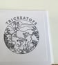 Any occasion cards. Dnosaur cards. Party invitations. Pack of 4 cards. Ref 020.  - Image 4