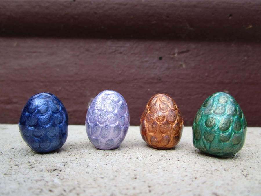 Mini Dragon Eggs with Epoxy Resin 