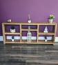 Handmade Rustic Wooden Hallway TV Cabinet: Farmhouse Console Table Entertainment - Image 3