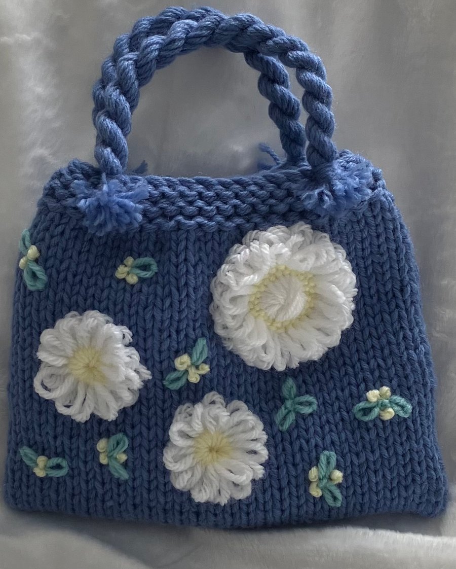 Hand Knitted Child's Handbag