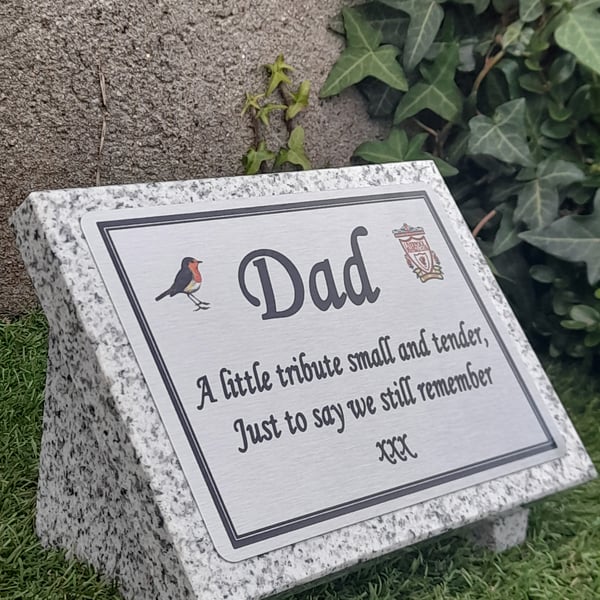 Personalised Grave Marker Grave Stone Granite Grave Stone Cemetery Stone Marker 