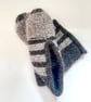 Hand knitted Icelandic wool slippers or bed socks