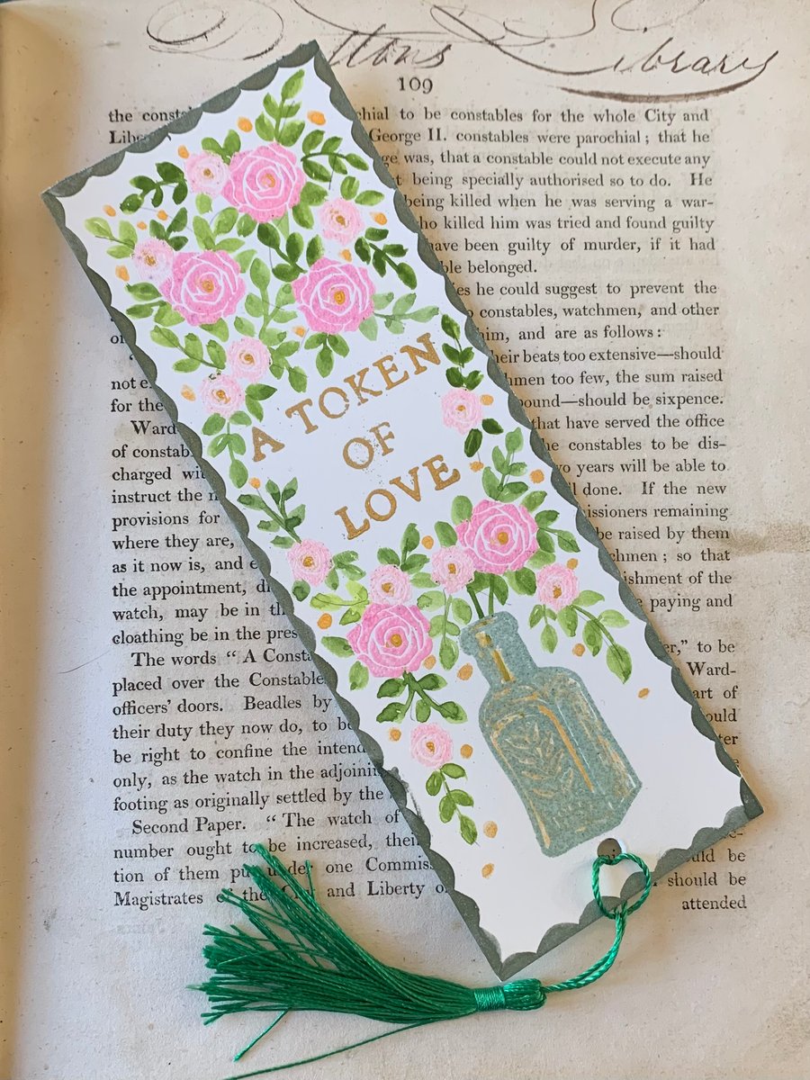 A Token of Love Handmade Bookmark