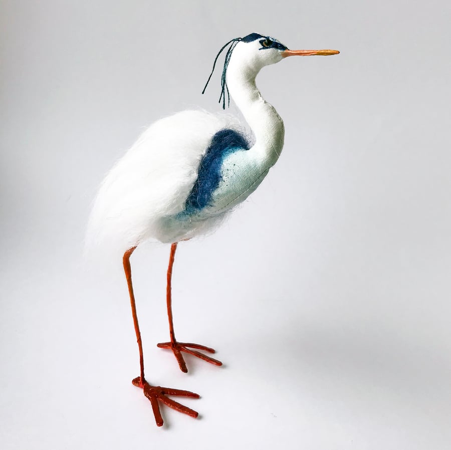 Great Blue Heron Sculpture -Gift for Bird Lover