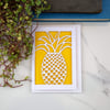 Laser Cut Pineapple Card