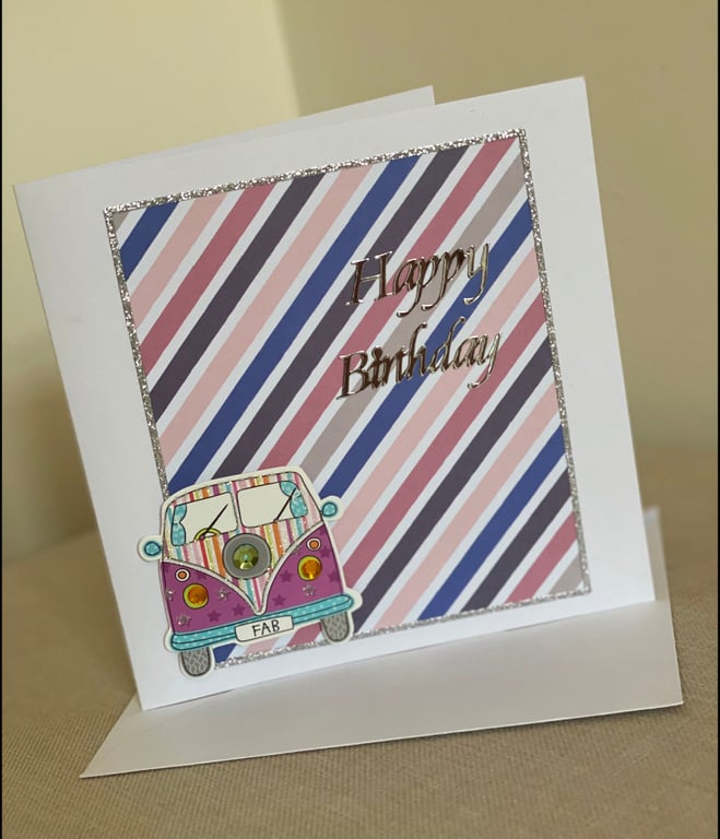 Handmade Happy Camper Card