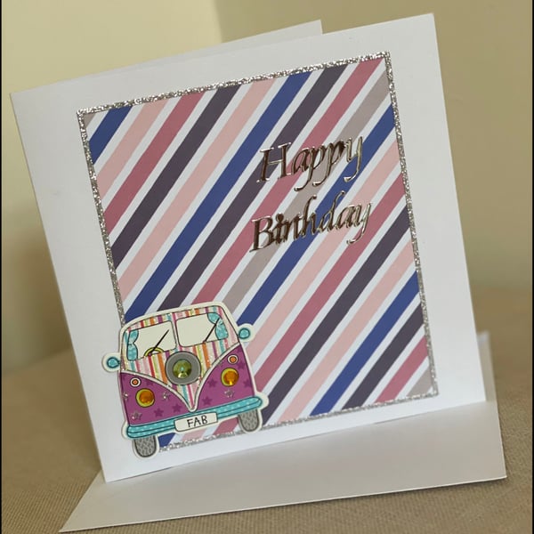 Handmade Happy Camper Card