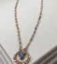 Boho Copper Wire Wrap Labradorite Necklace  - Image 5