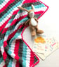 Vibrant crochet baby blanket  - Image 1