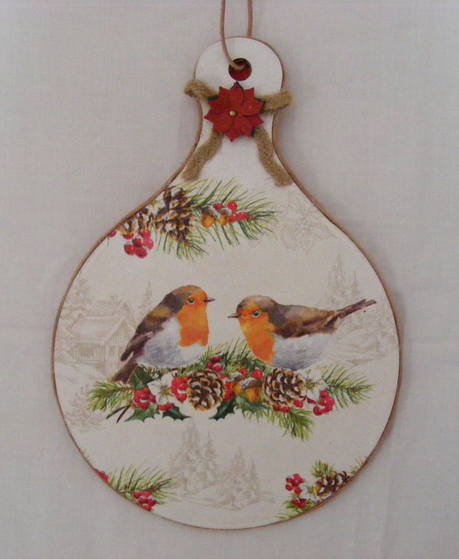 Handmade Robins Wall hanging