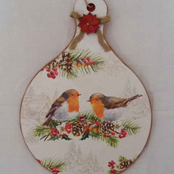 Handmade Robins Wall hanging