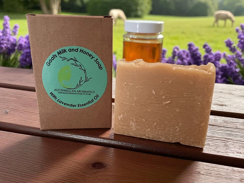 Goats Milk Soap with Honey & Lavender Essential Oil