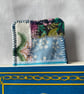 One More Page Bookmark Floral Shabby-Chic Embroidered Patchwork Quilted  - Image 3