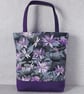 Tote bag, shopping bag, flowers and dragonflies - Image 5