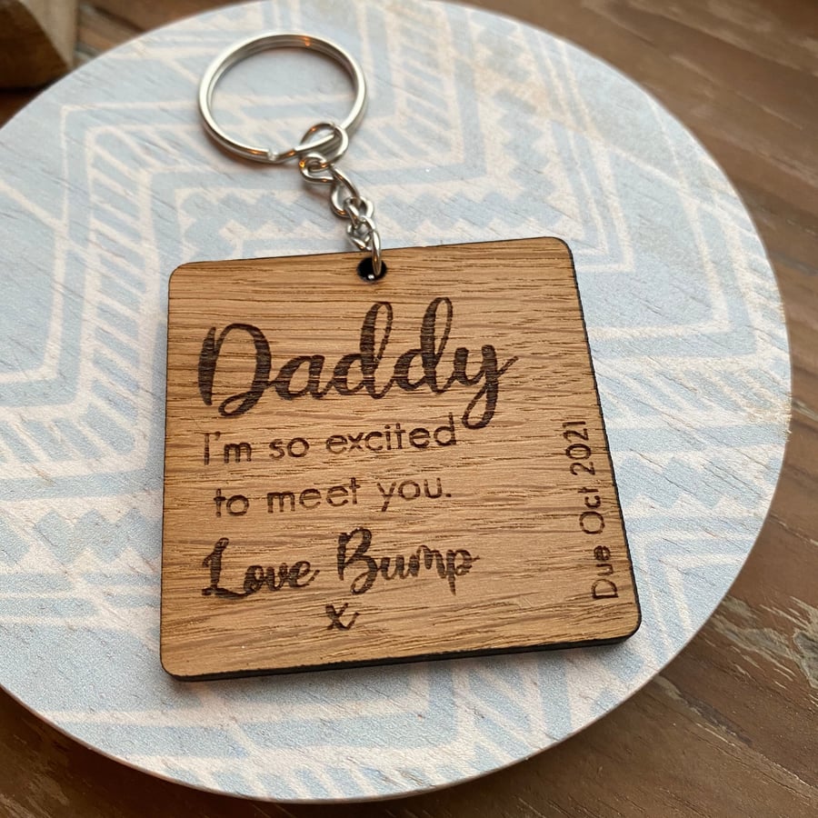 Dad To Be Key Ring