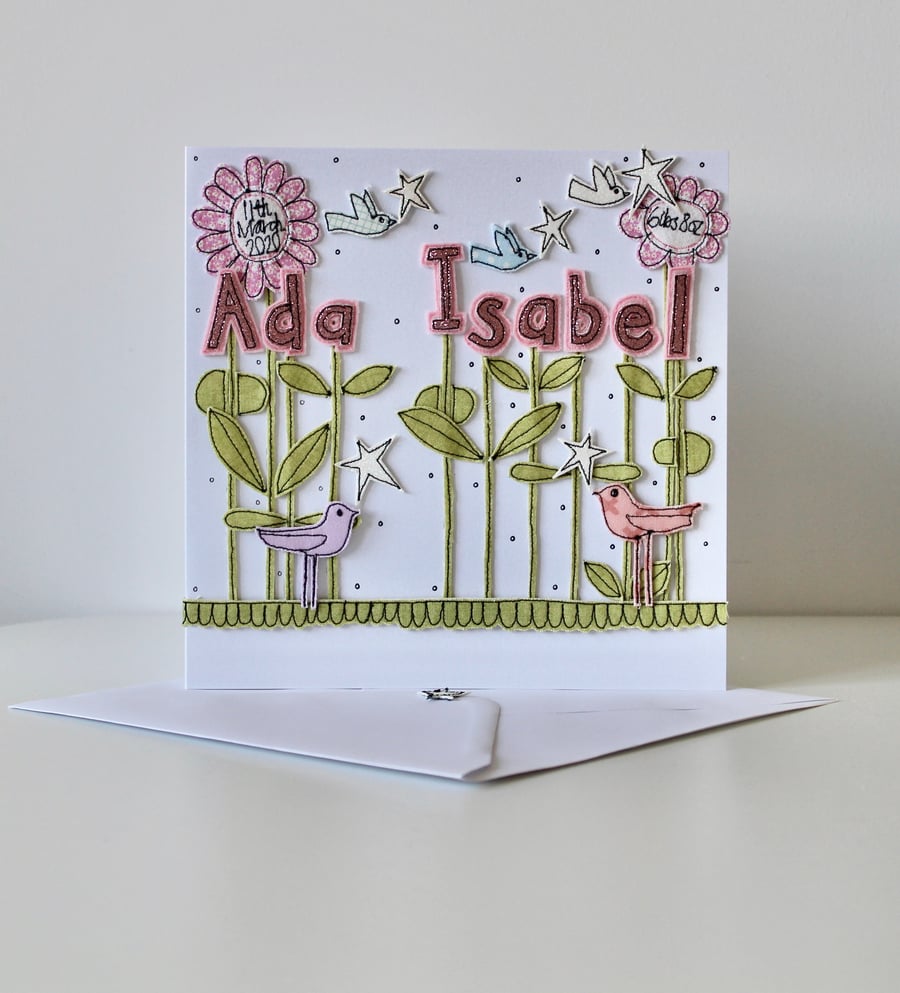 Special Order for A.M. - Personalised Handmade Blank Card