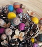 Felt Acorns - (set of 5) Autumn colours, needle felted acorns. - Image 7