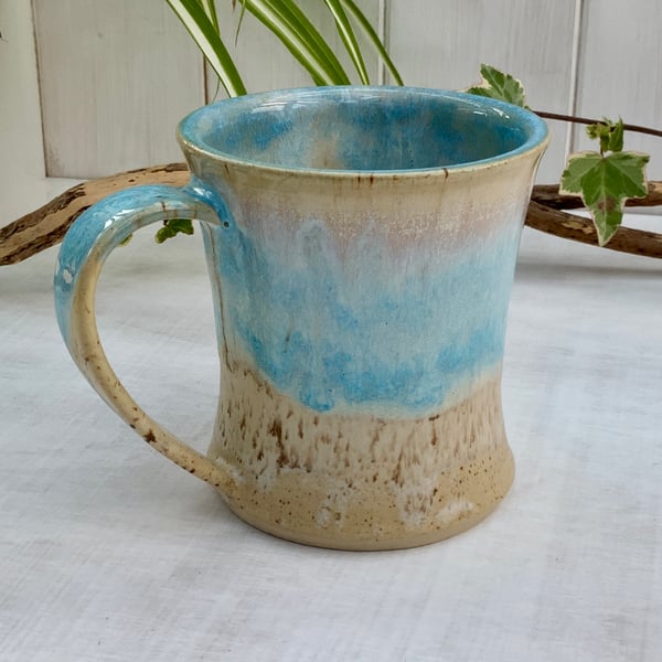 Mug with winter wood & norse blue glaze