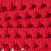 2 Metres Red Bobble Pom Pom Trim