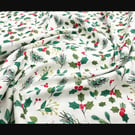 Christmas Mistletoe Berry Tablecloth  275 x 135cm    Rectangle