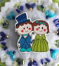 Hand Embroidered Wedding Card - Image 3