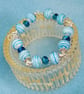 Picasso Glass Beaded Bracelet - Image 4