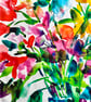 Happy Flowers Tea towel - Image 3