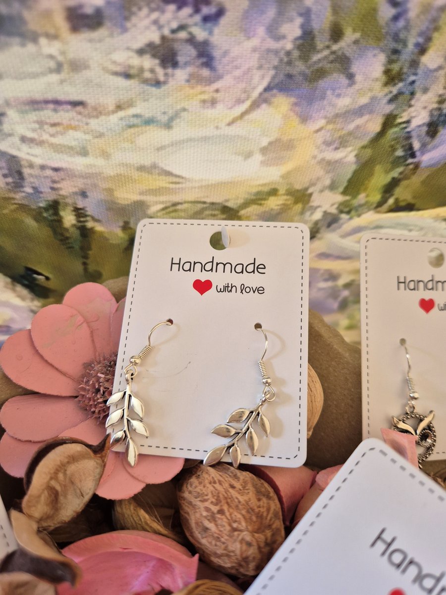 CUTE LEAFY FERN EARRINGS 