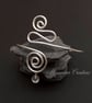 Silver Armcuff,upper arm cuff , spiral desgn Arm Cuff, Open end arm cuff  - Image 4